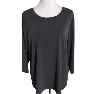 Chico's Elegant Charcoal Blouse